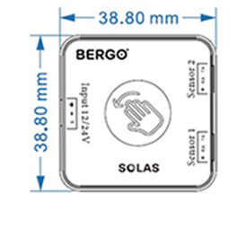 SOLAS Double Wired Switch (IR, dimmable)